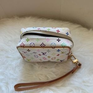 Louis Vuitton Wapity White and Multi-color Wristlet